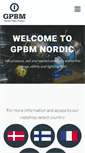 Mobile Screenshot of gpbmnordic.com